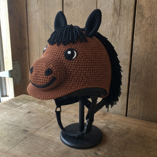 The Bay — Handmade Horse Helmet Cover